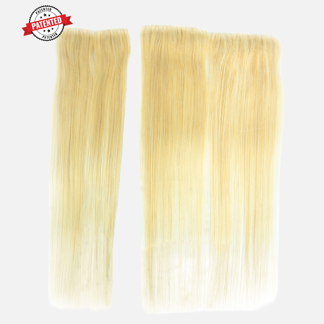 Blonde Cambodian Silky Straight - InVisiRoot® Closure Pieces