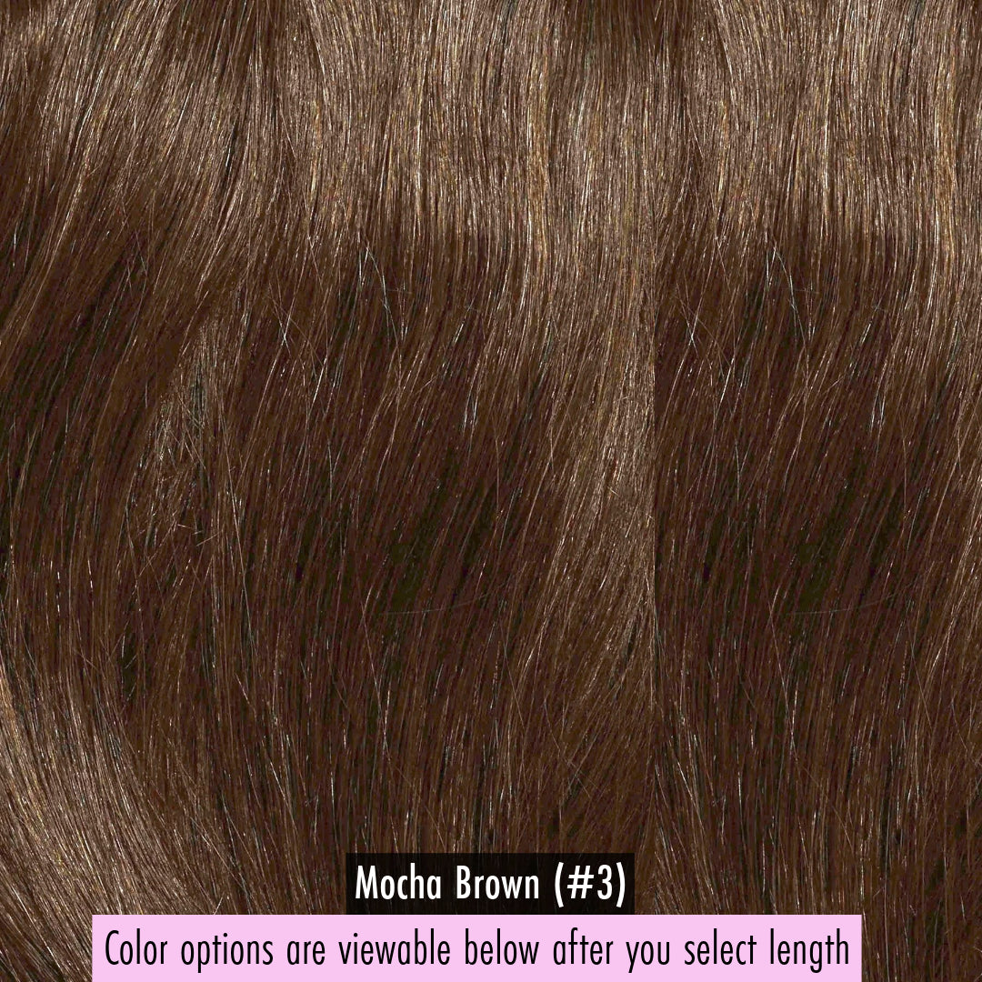 Emily Cambodian Silky Straight - InVisiRoot® Crown Pieces