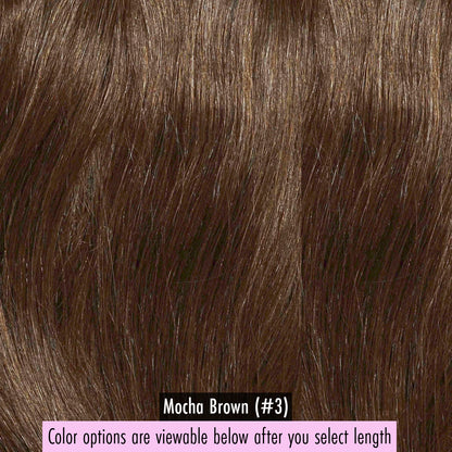 Emily Cambodian Silky Straight - InVisiRoot® Crown Pieces